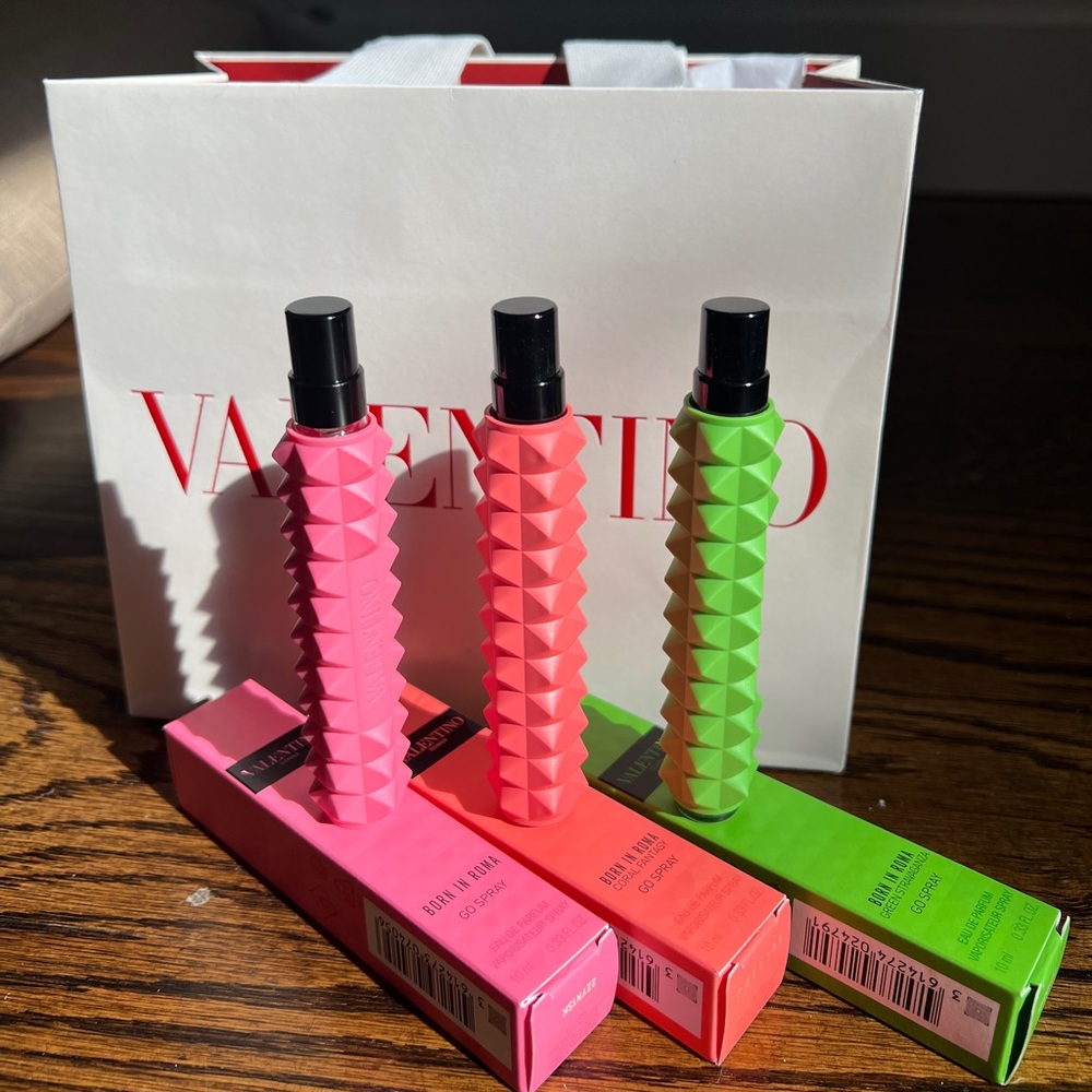 Valentino Eau de Parfum Travel Spray gift set x3
